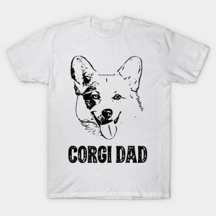 Corgi Dad Pembroke Welsh Corgi T-Shirt